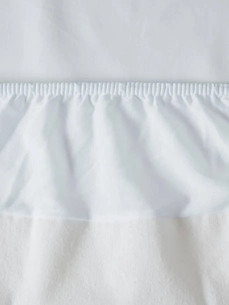 Alèse Molleton Imperméable BIO COLLECTION Blanc - Vertbaudet 5 Alèse Molleton Imperméable BIO COLLECTION Blanc - Vertbaudet – Image 3