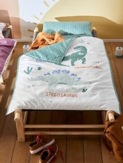Couchage De Sieste Maternelle MINILI DINOS Personnalisable Vert - Vertbaudet -Literie Bébé couchage de sieste maternelle minili dinos personnalisable 4