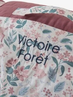 Couchage De Sieste Maternelle MINILI VICTORIA Personnalisable Prune - Vertbaudet -Literie Bébé couchage de sieste maternelle minili victoria personnalisable 3