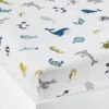 Drap-housse Enfant ABECEDAIRE MARIN Ivoire Imprimé - Vertbaudet -Literie Bébé drap housse enfant abecedaire marin