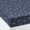 Drap-housse Enfant ROCK STAR Marine Foncé - Vertbaudet 1 Drap-housse Enfant ROCK STAR Marine Foncé - Vertbaudet -Literie Bébé drap housse enfant rock star