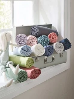 Drap-housse Uni Enfant Oeko-Tex® écru - Vertbaudet -Literie Bébé drap housse uni enfant oeko tex 1