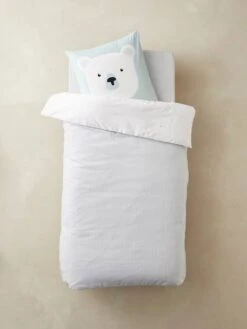 Parure Enfant Housse De Couette + Taie D'oreiller ALPIN Bleu - Vertbaudet 11 Parure Enfant Housse De Couette + Taie D'oreiller ALPIN Bleu - Vertbaudet -Literie Bébé parure enfant housse de couette taie doreiller alpin 3