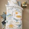 Parure Enfant JURASSIC CAMP Oeko-Tex® Blanc Imprimé - Vertbaudet 1 Parure Enfant JURASSIC CAMP Oeko-Tex® Blanc Imprimé - Vertbaudet -Literie Bébé parure enfant jurassic camp oeko tex