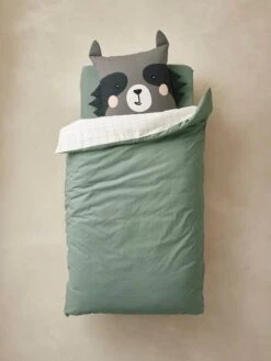 Parure Housse De Couette + Taie D'oreiller Enfant En Coton Bio* FOREST BAND écru / Multicolore - Vertbaudet 12 Parure Housse De Couette + Taie D'oreiller Enfant En Coton Bio* FOREST BAND écru / Multicolore - Vertbaudet -Literie Bébé parure housse de couette taie doreiller enfant en coton bio forest band 4