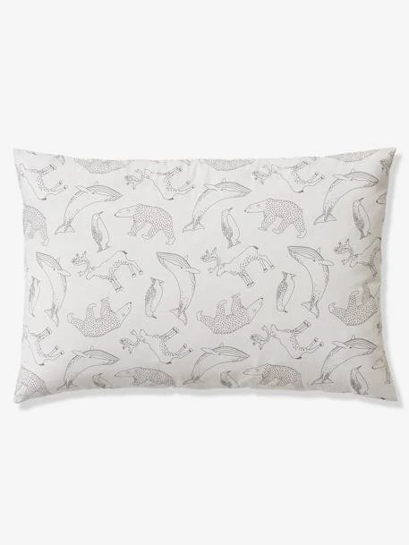 Parure Housse De Couette + Taie D'oreiller Enfant En Coton Bio* Ô MA BANQUISE Marine / écru - Vertbaudet 6 Parure Housse De Couette + Taie D'oreiller Enfant En Coton Bio* Ô MA BANQUISE Marine / écru - Vertbaudet – Image 4