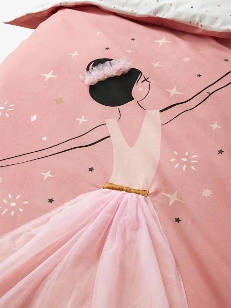 Parure Housse De Couette + Taie D'oreiller Enfant ENTRECHAT Rose - Vertbaudet 8 Parure Housse De Couette + Taie D'oreiller Enfant ENTRECHAT Rose - Vertbaudet – Image 6