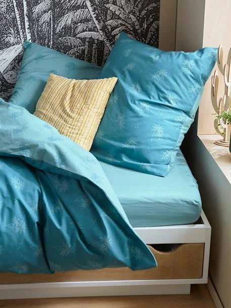 Parure Housse De Couette + Taie D'oreiller Enfant PALMIERS Terracotta - Vertbaudet 8 Parure Housse De Couette + Taie D'oreiller Enfant PALMIERS Terracotta - Vertbaudet – Image 6