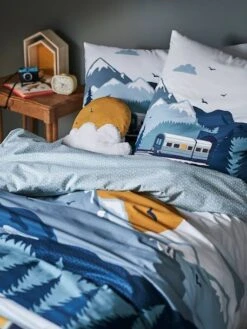 Parure Housse De Couette + Taie D'oreiller Enfant SUR LES RAILS Vert - Vertbaudet 13 Parure Housse De Couette + Taie D'oreiller Enfant SUR LES RAILS Vert - Vertbaudet -Literie Bébé parure housse de couette taie doreiller enfant sur les rails 5