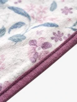 Plaid En Velours VICTORIA Prune - Vertbaudet -Literie Bébé plaid en velours victoria 4