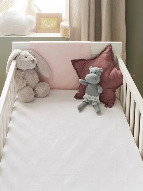 Protège Matelas Imperméable Bamboo Non Traité 60x120 Cm P'TIT LIT Blanc - P'tit Lit 4 Protège Matelas Imperméable Bamboo Non Traité 60x120 Cm P'TIT LIT Blanc - P'tit Lit – Image 2