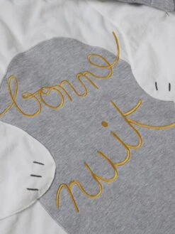 Sac De Couchage OURS Gris Clair - Vertbaudet -Literie Bébé sac de couchage ours 3