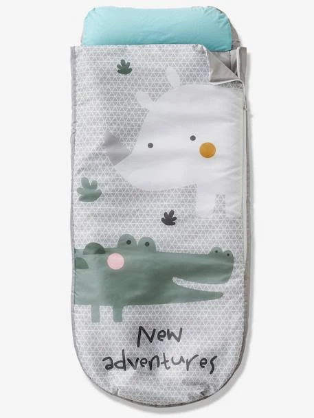 Sac De Couchage Readybed® Avec Matelas Intégré SAFARI Gris - Vertbaudet 3 Sac De Couchage Readybed® Avec Matelas Intégré SAFARI Gris - Vertbaudet