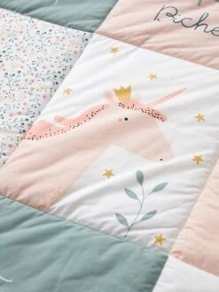 Tapis De Sol Patchwork FORET ENCHANTEE Rose / Multicolore - Vertbaudet 12 Tapis De Sol Patchwork FORET ENCHANTEE Rose / Multicolore - Vertbaudet -Literie Bébé tapis de sol patchwork foret enchantee 4