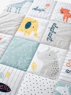 Tapis De Sol Patchwork Jungle Baby Multicolore - Vertbaudet 12 Tapis De Sol Patchwork Jungle Baby Multicolore - Vertbaudet -Literie Bébé tapis de sol patchwork jungle baby 4