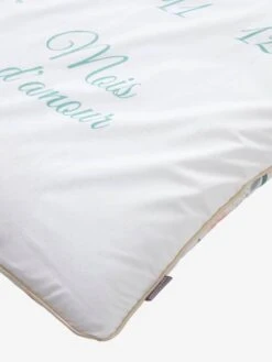 Tapis Photo Bébé EAU DE ROSE écru / Rose - Vertbaudet -Literie Bébé tapis photo bebe eau de rose 3