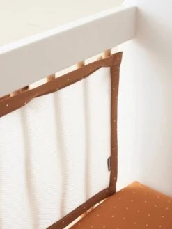 Tour De Lit Respirant Petit Nomade écru / Camel - Vertbaudet -Literie Bébé tour de lit respirant petit nomade 3